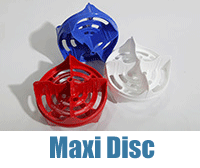 Disques Maxi rouges, blancs et bleus